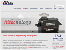 Tablet Screenshot of hitecnology.com